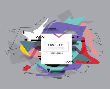 Vektör, soyut geometrik arkaplan