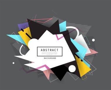 Vektör, soyut geometrik arkaplan