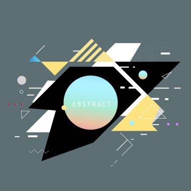 Vektör, soyut geometrik arkaplan