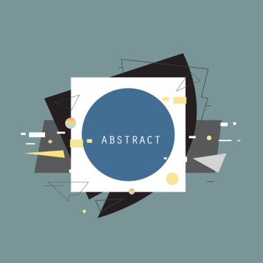 Vektör, soyut geometrik arkaplan