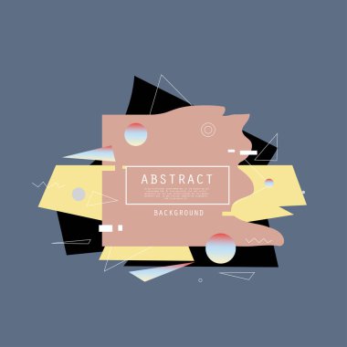 Vektör, soyut geometrik arkaplan