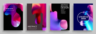 Grafik geometrik elementlerle kaplanmış şablon. Broşürlere, posterlere, kapaklara ve afişlere uygulanabilir. Vektör illüstrasyonu.