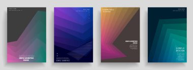 Kapakların sanatsal tasarımı. Yaratıcı renk arkaplanı. Modaya uygun gelecek tasarımı