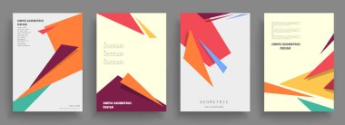 Sanat tasarımı kapsar. Yaratıcı arkaplan renkleri. Moda fütürist tasarımı