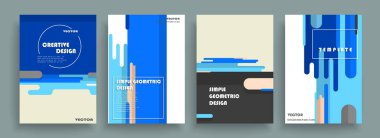 Sanat tasarımı kapsar. Yaratıcı arkaplan renkleri. Moda fütürist tasarımı