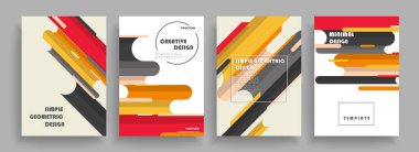 Sanat tasarımı kapsar. Yaratıcı arkaplan renkleri. Moda fütürist tasarımı