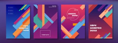 Sanat tasarımı kapsar. Yaratıcı arkaplan renkleri. Moda fütürist tasarımı