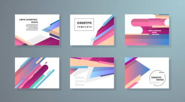 Sanat tasarımı kapsar. Yaratıcı arkaplan renkleri. Moda fütürist tasarımı