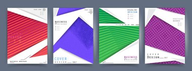 Renkli soyut tasarım. Minimum geometrik desen eğimleri. Eps10 vektörü.