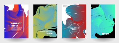 Soyut Renkli Memphis Sanat Arkaplanı seti. 80 'lerin memphis geometrik tarzı düz ve çizgi tasarım elementleri. Kapaklar, afişler, el ilanları ve posterler için geçmişe dönük sanat eserleri. Vektör illüstrasyonu