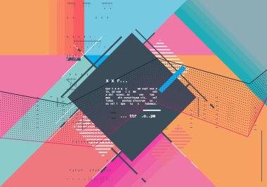 Vektör, soyut geometrik arkaplan 