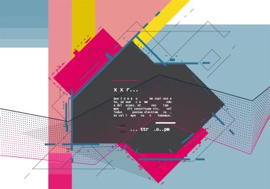 Vektör, soyut geometrik arkaplan 