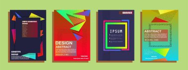 İş vektör şablonu. Broşür tasarımı, modern tasarım, yıllık rapor, poster, A4 boyutunda broşür