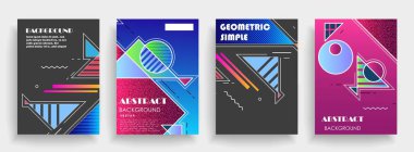 Sanat tasarımı kapsar. Yaratıcı arkaplan renkleri. Moda fütürist tasarımı