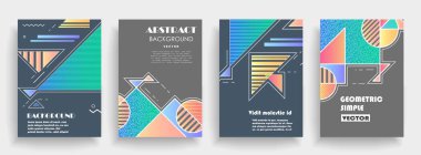 Sanat tasarımı kapsar. Yaratıcı arkaplan renkleri. Moda fütürist tasarımı