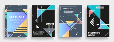 Sanat tasarımı kapsar. Yaratıcı arkaplan renkleri. Moda fütürist tasarımı