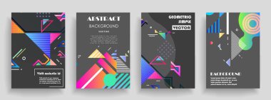 Orijinal sunum şablonları. Yaratıcı broşür, broşür, sunum, afiş, broşür kapakları. 