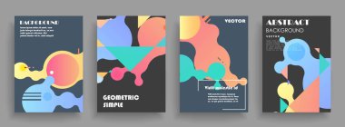 Orijinal sunum şablonları. Yaratıcı broşür, broşür, sunum, afiş, broşür kapakları. 