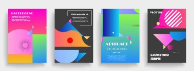 Orijinal sunum şablonları. Yaratıcı broşür, broşür, sunum, afiş, broşür kapakları. 