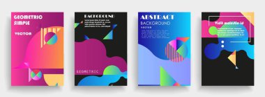Orijinal sunum şablonları. Yaratıcı broşür, broşür, sunum, afiş, broşür kapakları. 