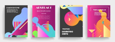 Orijinal sunum şablonları. Yaratıcı broşür, broşür, sunum, afiş, broşür kapakları. 
