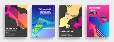 Orijinal sunum şablonları. Yaratıcı broşür, broşür, sunum, afiş, broşür kapakları. 