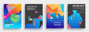 Orijinal sunum şablonları. Yaratıcı broşür, broşür, sunum, afiş, broşür kapakları. 