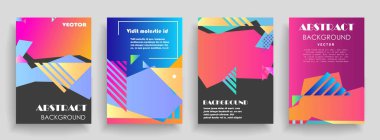 Orijinal sunum şablonları. Yaratıcı broşür, broşür, sunum, afiş, broşür kapakları. 