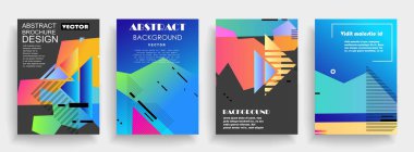 Orijinal sunum şablonları. Yaratıcı broşür, broşür, sunum, afiş, broşür kapakları. 