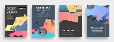 Orijinal sunum şablonları. Yaratıcı broşür, broşür, sunum, afiş, broşür kapakları. 