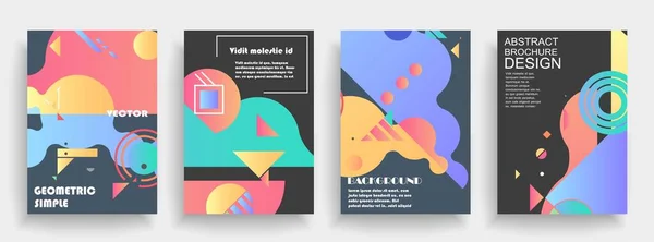 Originele Presentatiesjablonen Creatieve Flyer Folder Presentatie Banner Omslagen Van Brochures — Stockvector
