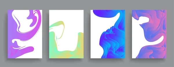 Couvertures Abstraites Modernes Ensemble Composition Abstraite Des Formes Design Minimaliste — Image vectorielle