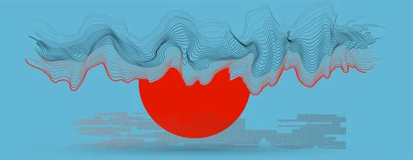 Renkli soyut tasarım. Minimum geometrik desen eğimleri. Eps10 vektörü.