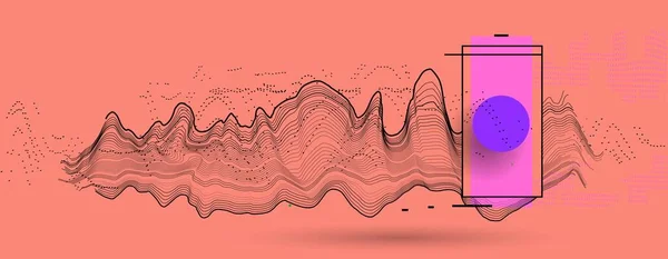 Renkli soyut tasarım. Minimum geometrik desen eğimleri. Eps10 vektörü.