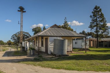 Retro tren istasyonu