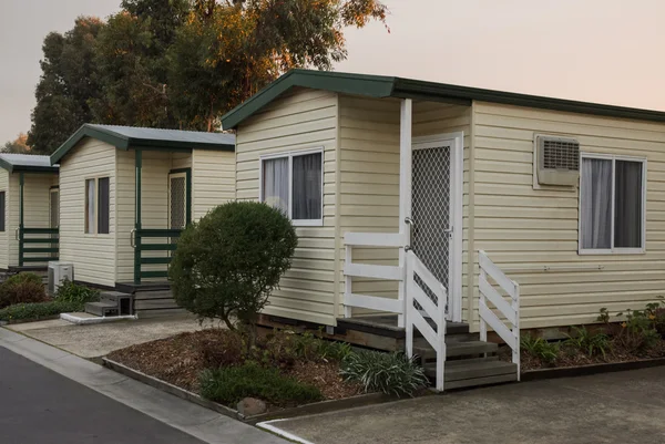 Holiday homes in tourist park — Stock Photo, Image