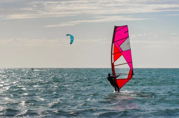 Windsurers sahilde