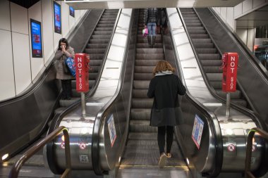 Viyana'da metro istasyonu