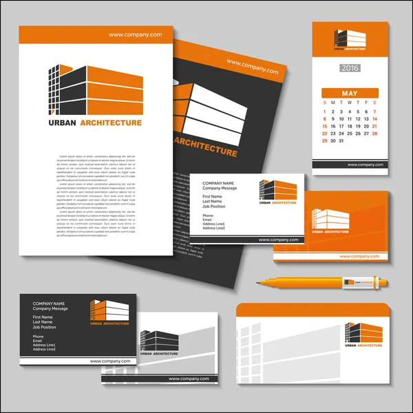 Kartvizitler, antetli kağıtlar, flaş, afiş, poster, kalem, zarf