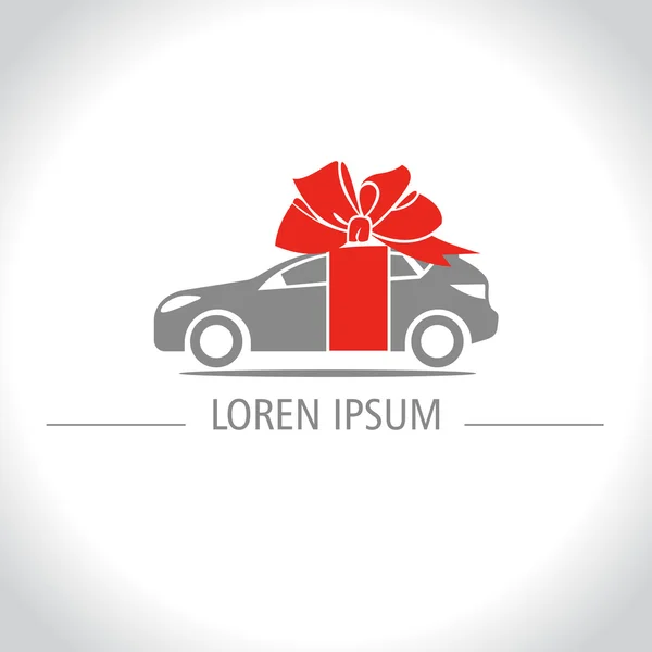 araba hediye, vektör logosu, simgesi