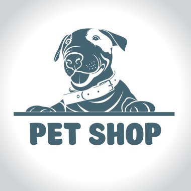 Köpek, logo vektör, evde beslenen hayvan ürünleri 1