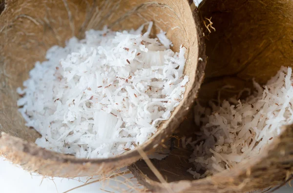 Freshly grated coconut — Stock Photo, Image