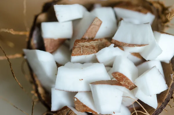 Partes de coco — Fotografia de Stock