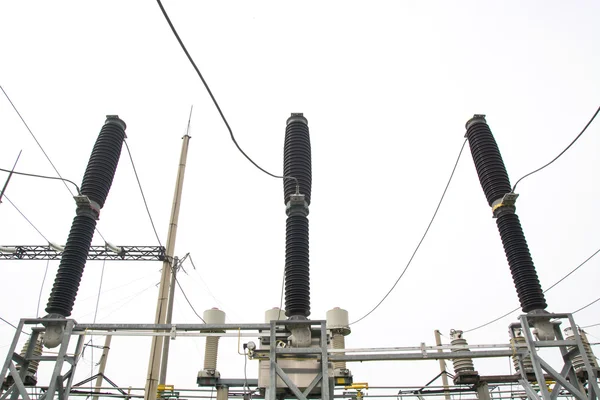 Gas-isolerade växlar 110 kw elektrisk högspänning transformatorstation — Stockfoto