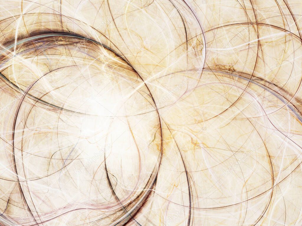 brown abstract fractal background 3d rendering