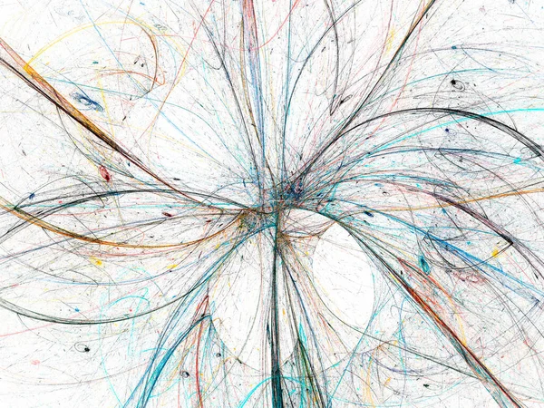 soyut kaotik fraktal arkaplan 3B oluşturma