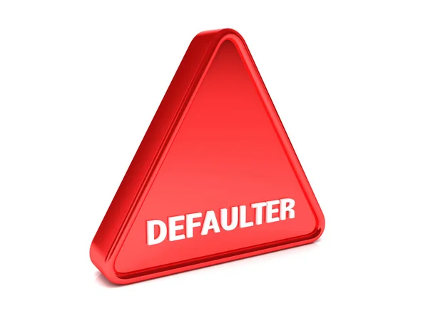 Defaulter — Stok fotoğraf