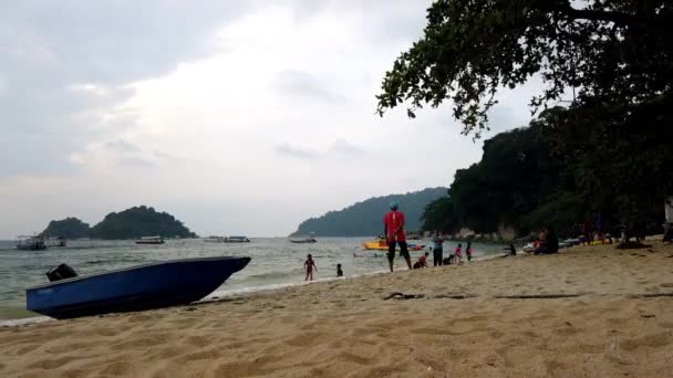 Pangkor Island Malaysia Marca 2020 Piękna Sceneria Zdjęć Czasie Tropikalnej — Wideo stockowe