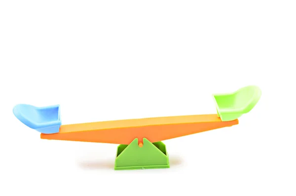 Image of balance position seesaw — Stock Photo, Image