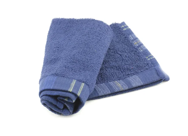 Blauwe handdoek en zakdoek — Stockfoto